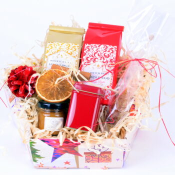 KOSZ BOŻE NARODZENIE CZERWONY