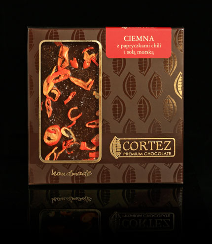 CZEKOLADA CIEMNA Z CHILLI I SOLĄ MORSKĄ