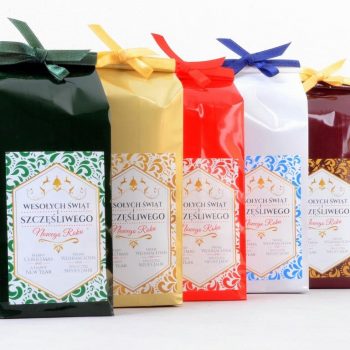 HERBATA Z ETYKIETĄ Z ŻYCZENIAMI ŚWIĄTECZNYMI 50 g