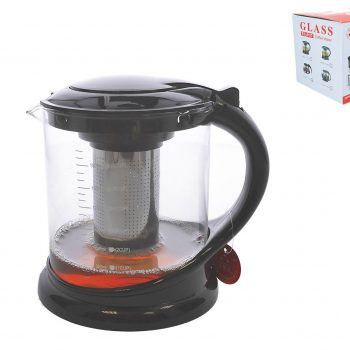 SZKLANY DZBANEK Z METALOWYM SITKIEM POJ. 1800 ml