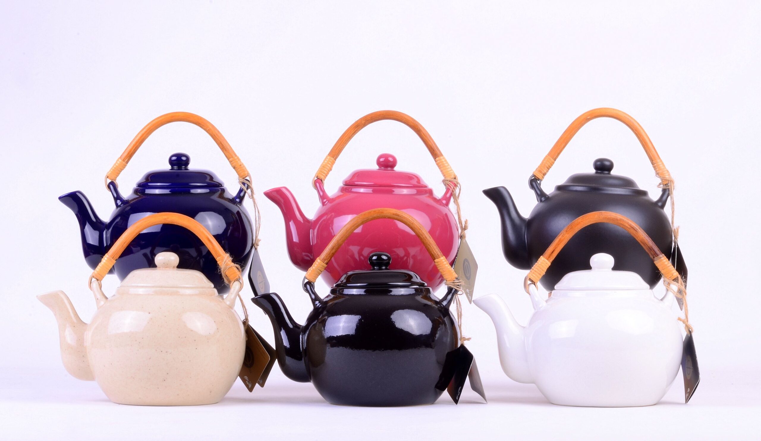 DZBANEK CERAMICZNY ŚREDNI 1,2 L - RÓŻNE KOLORY