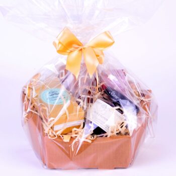 KOSZ DLA DZIADKA BRĄZOWY