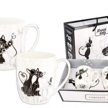 2 KUBKI KOTY CRAZY CATS