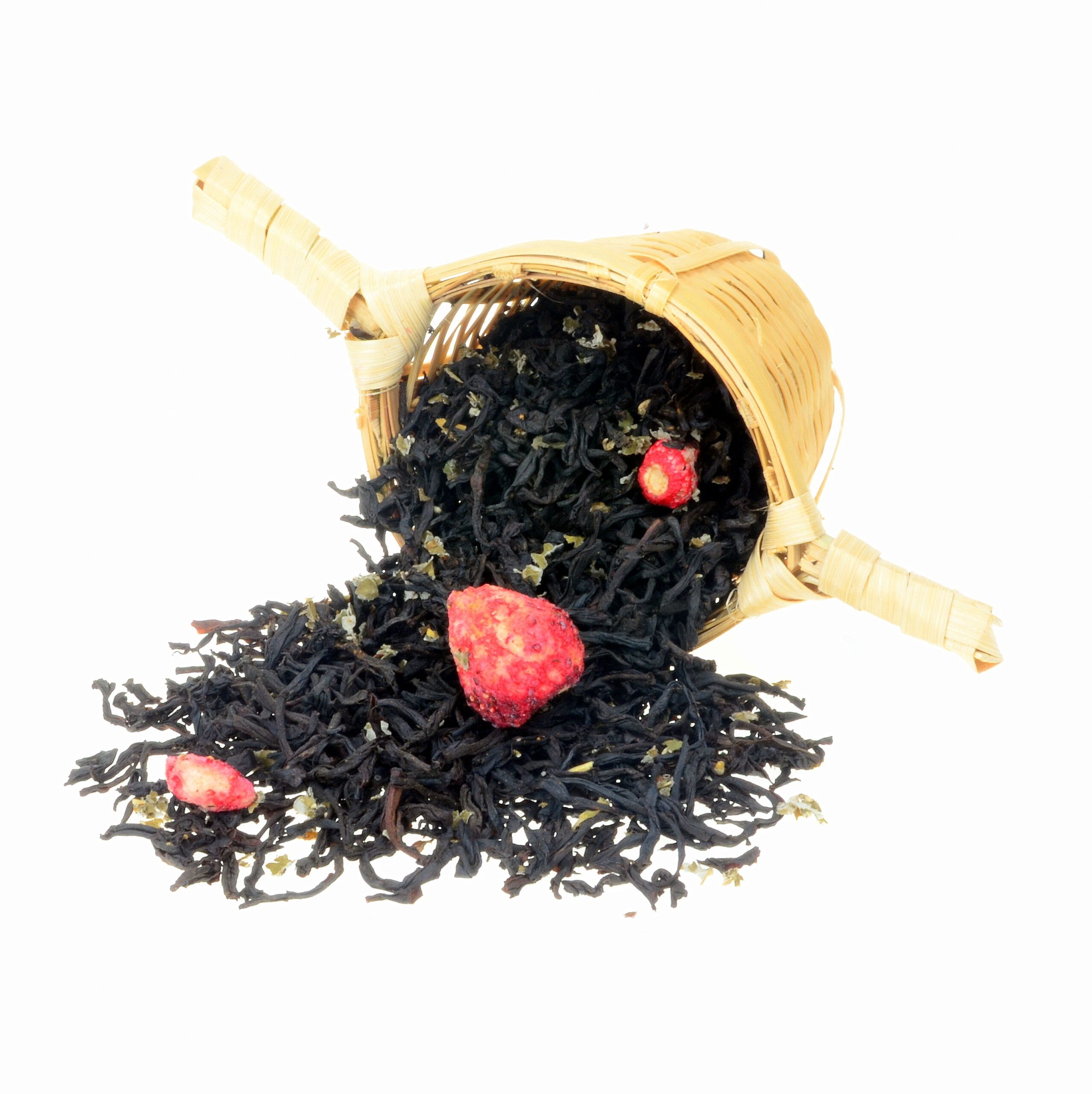 HERBATA CZARNA AROMATYZOWANA POZIOMKOWA