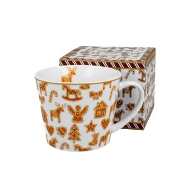 Kubek | Kubek prosty GINGERBREAD Święta Kraków